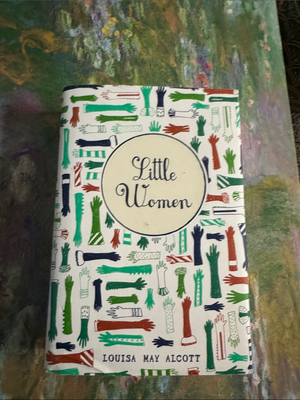 Little Women Hardcover with Colorful Glove Pattern